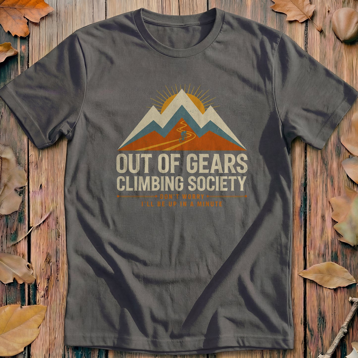 Out Of Gears Climbing Society Cycling T-Shirt