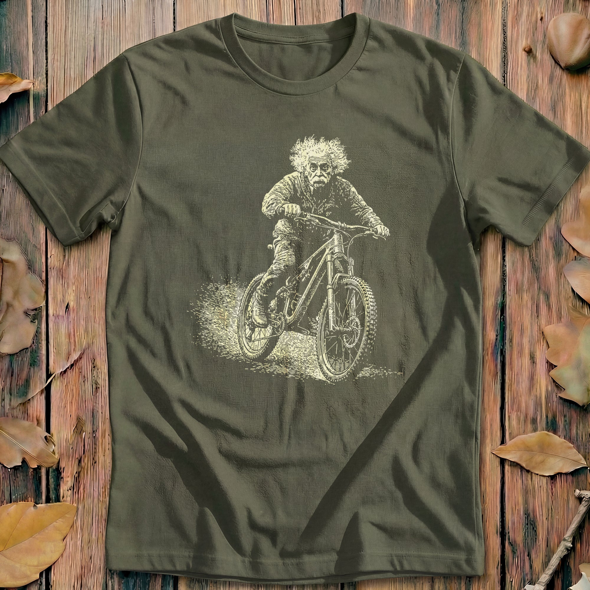 ALBERT EINSTEIN CYCLE 040 T-Shirt – Velotees