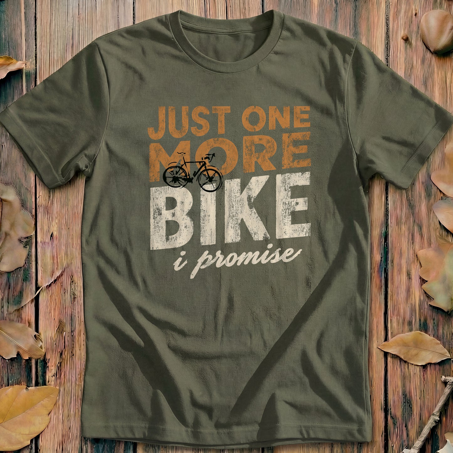 Just One More Bike I Promise Heritage Cycling T-Shirt