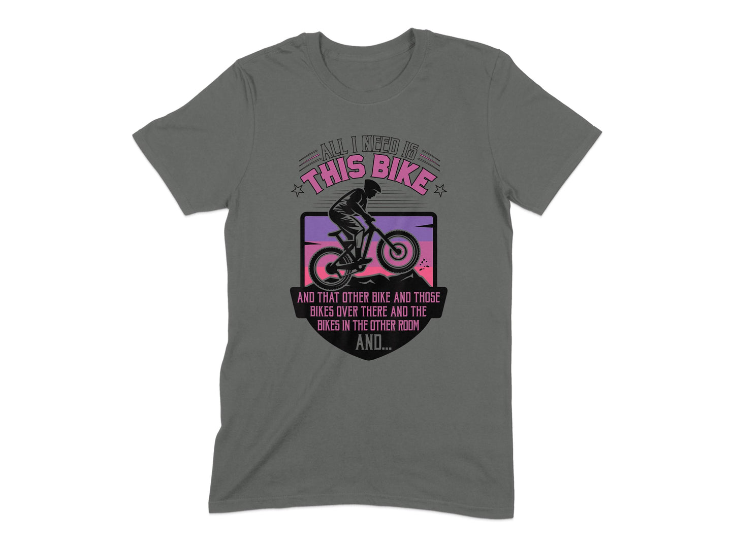 All I Need Is This Bike Graphic Casual Tee product