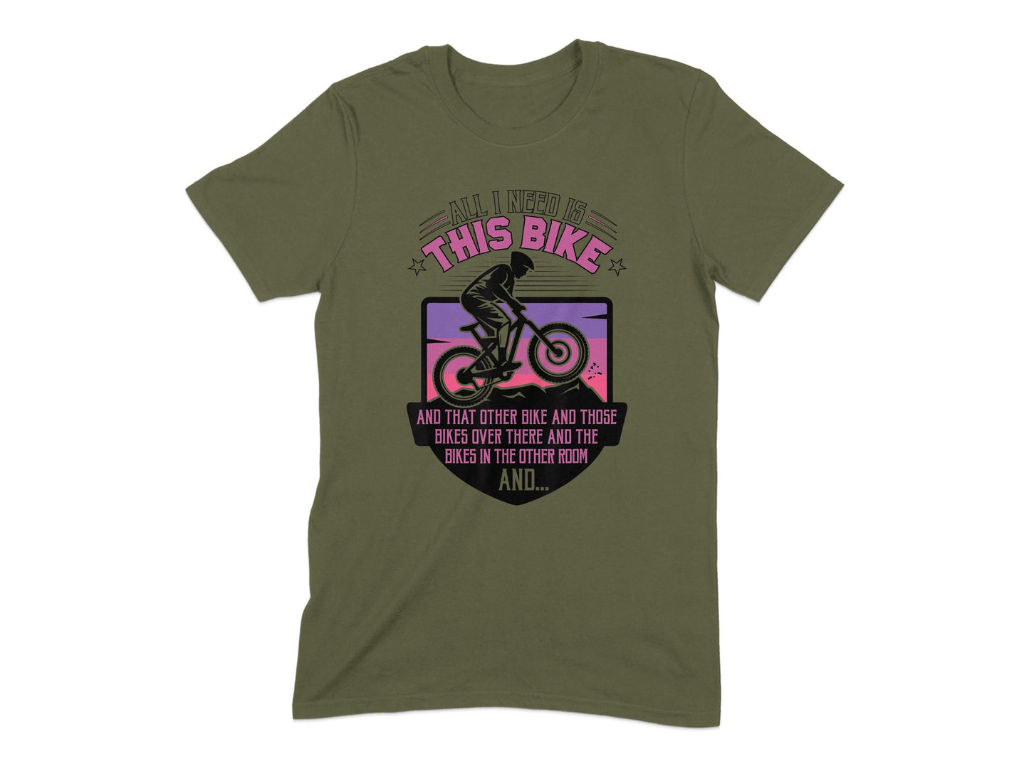 All I Need is This Bike Graphic T-Shirt product type