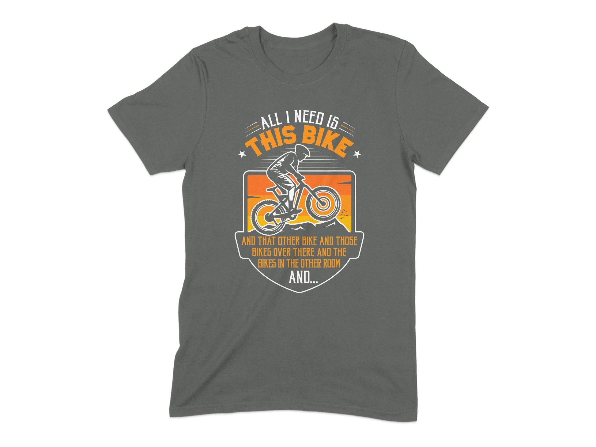 All I Need Is This Bike Graphic Print T-Shirt product type