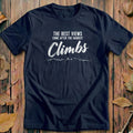 Best Views Hardest Climbs Retro Cycling T-Shirt