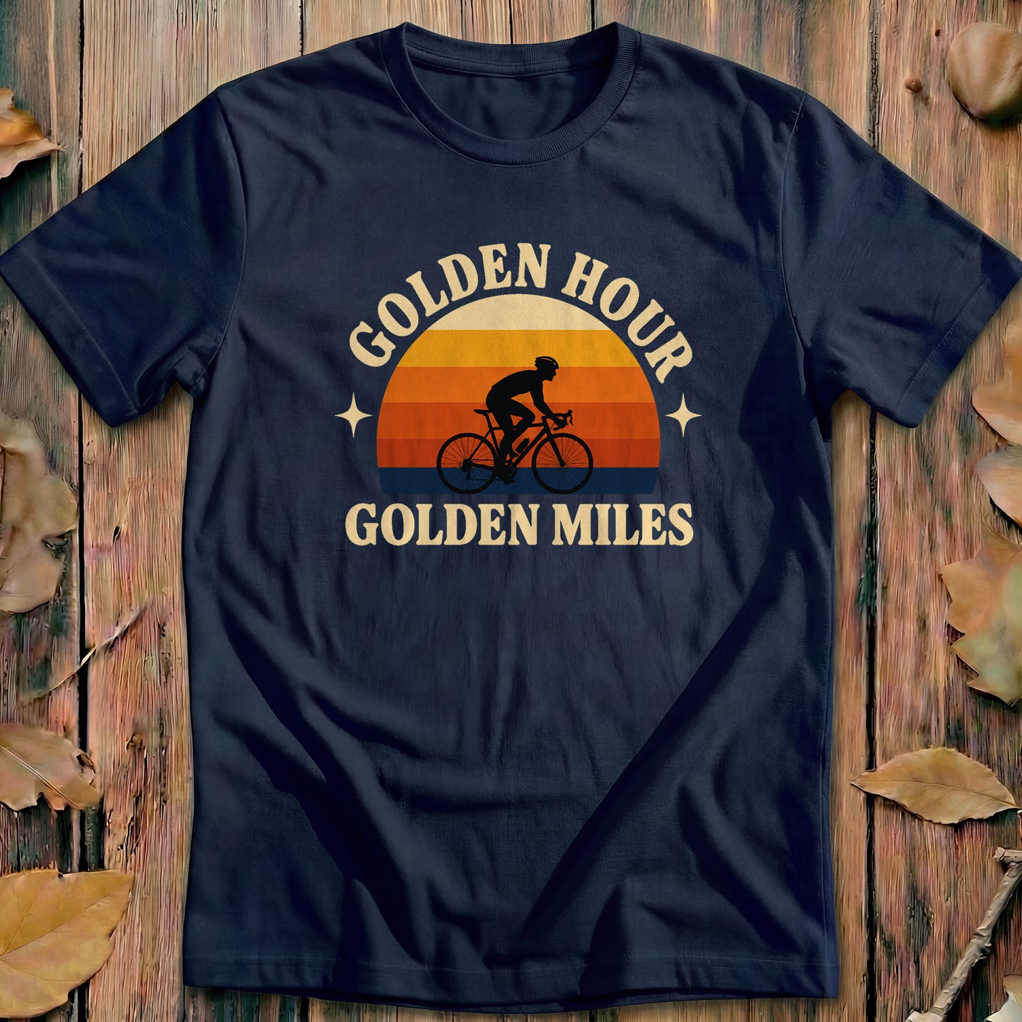 Golden Hour Golden Miles Cycling T-Shirt
