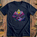 Mountain Ride Scene Vintage Cycling T-Shirt
