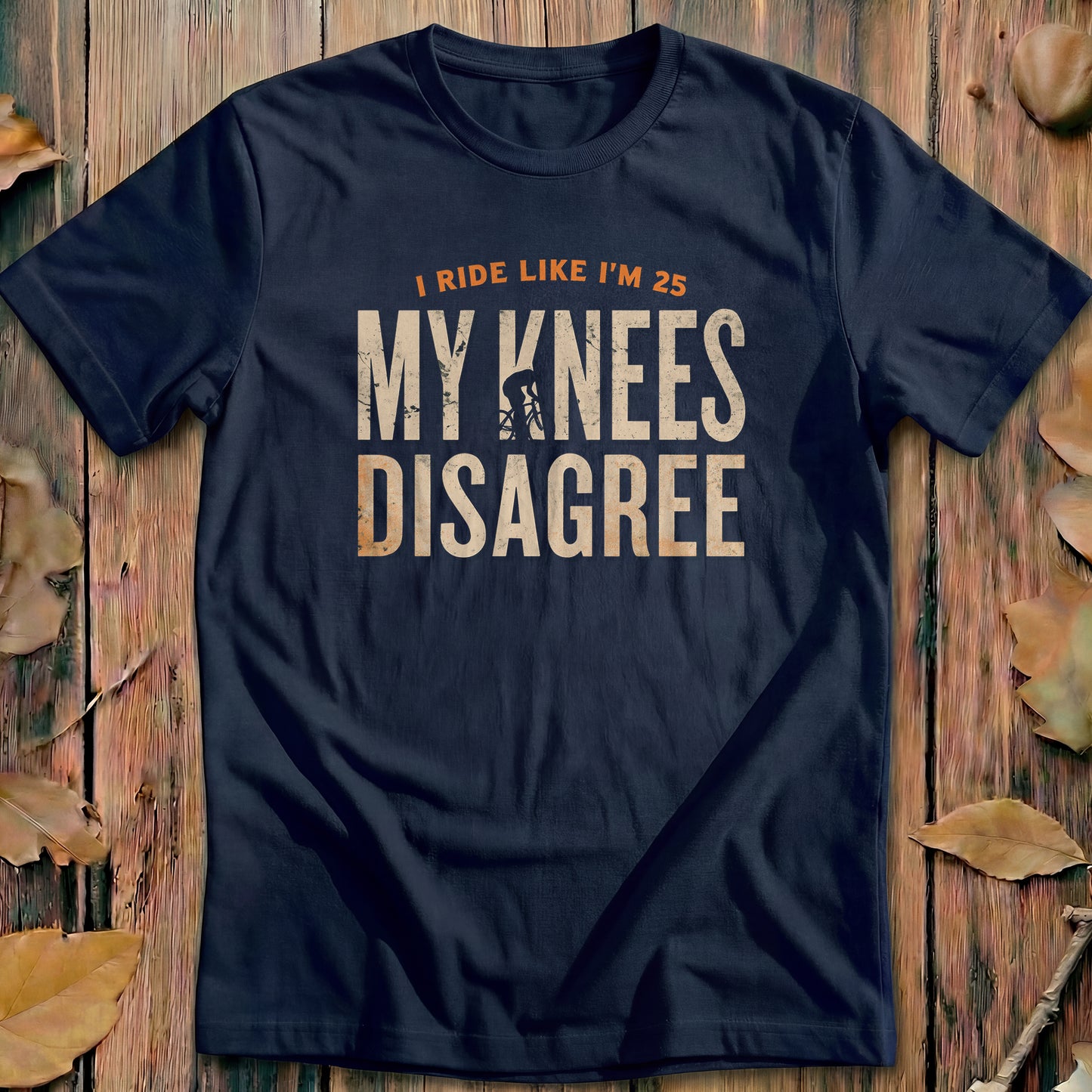 My Knees Disagree Heritage Cycling T-Shirt