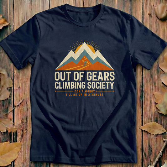 Out Of Gears Climbing Society Cycling T-Shirt