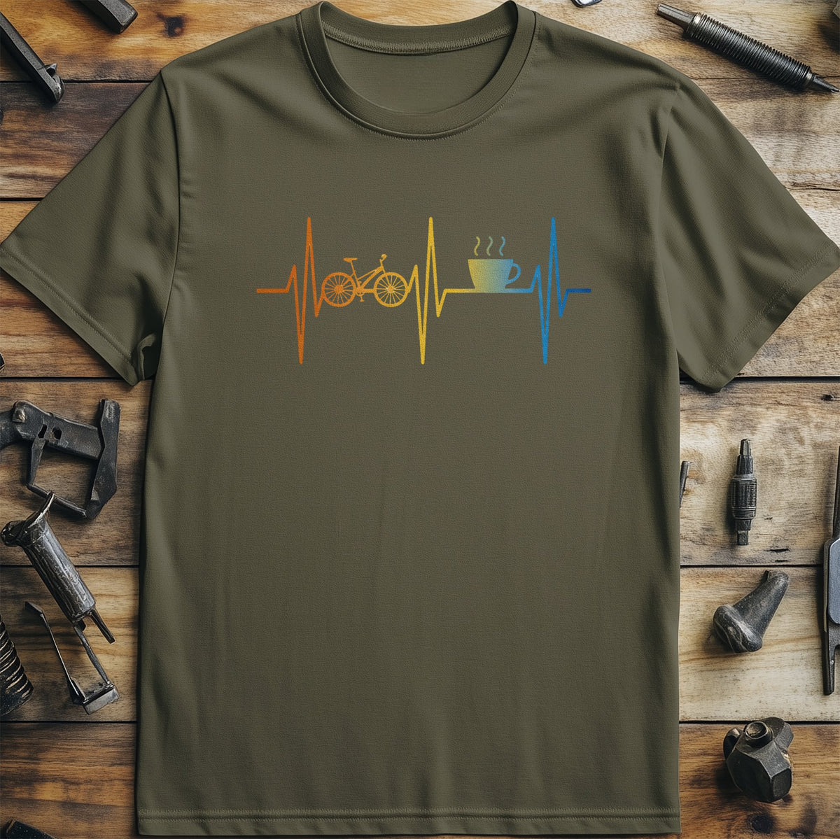 Cycling and Coffee F 36 T Shirt US