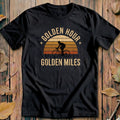 Golden Hour Golden Miles Heritage Cycling T-Shirt