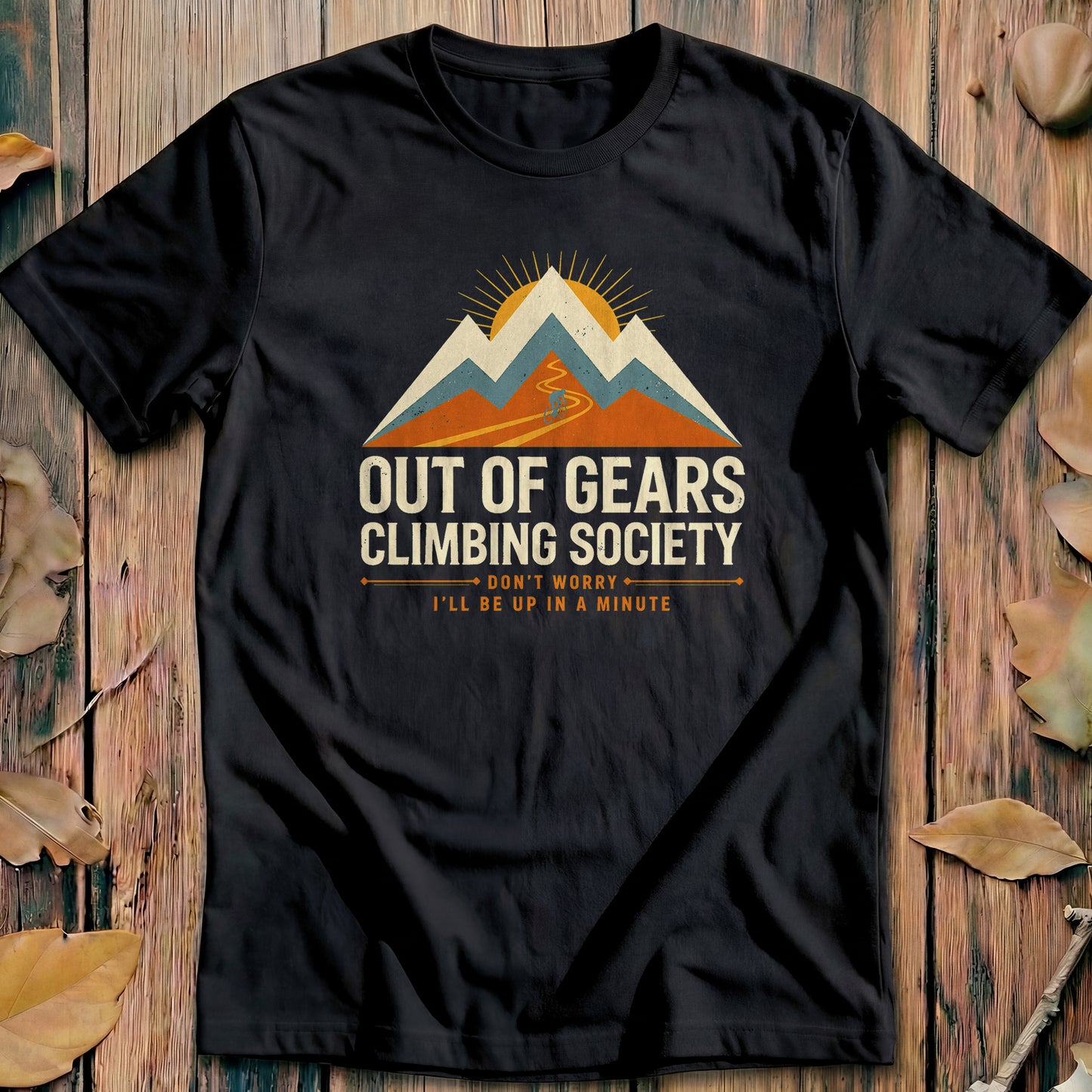 Out Of Gears Climbing Society Cycling T-Shirt