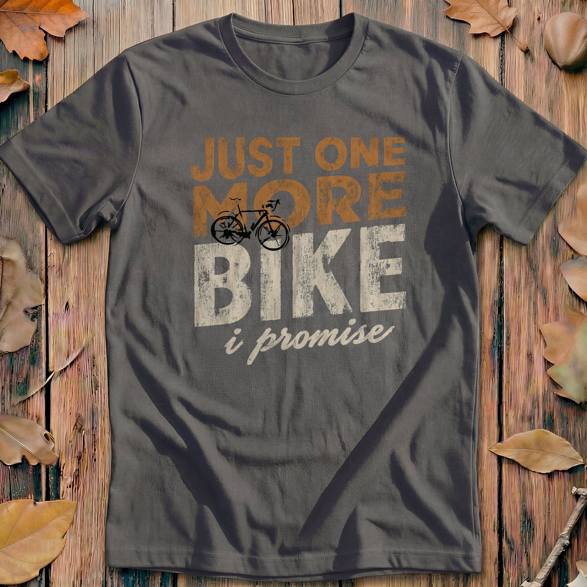 Just One More Bike I Promise Heritage Cycling T-Shirt