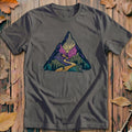 Mountain Ride Scene Retro Cycling T-Shirt
