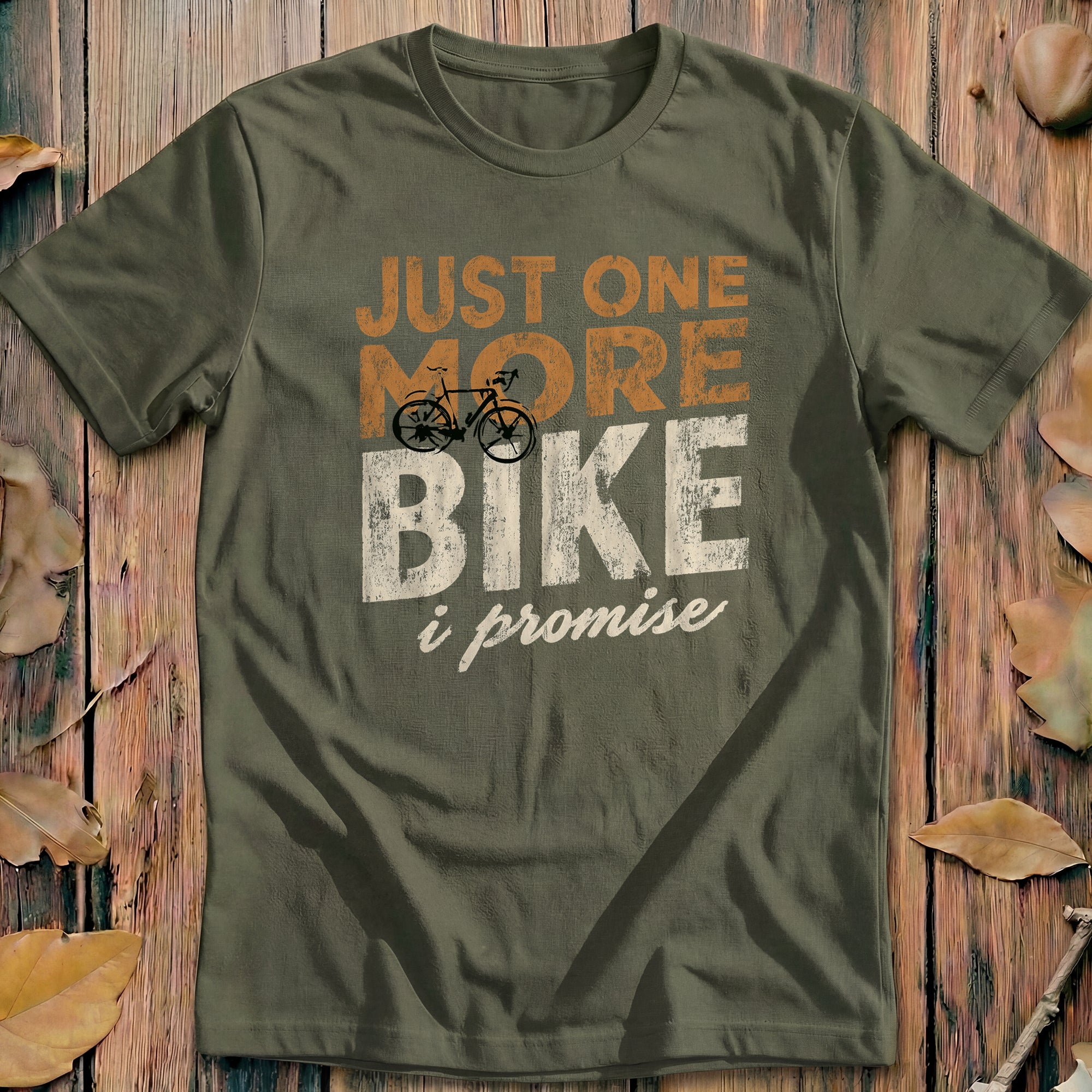Just One More Bike I Promise Heritage Cycling T-Shirt