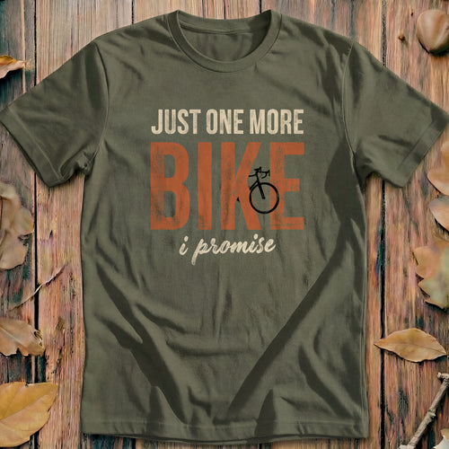 Just One More Bike I Promise Retro Cycling T-Shirt