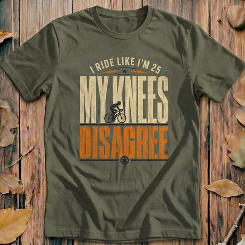 My Knees Disagree Bold Cycling T-Shirt