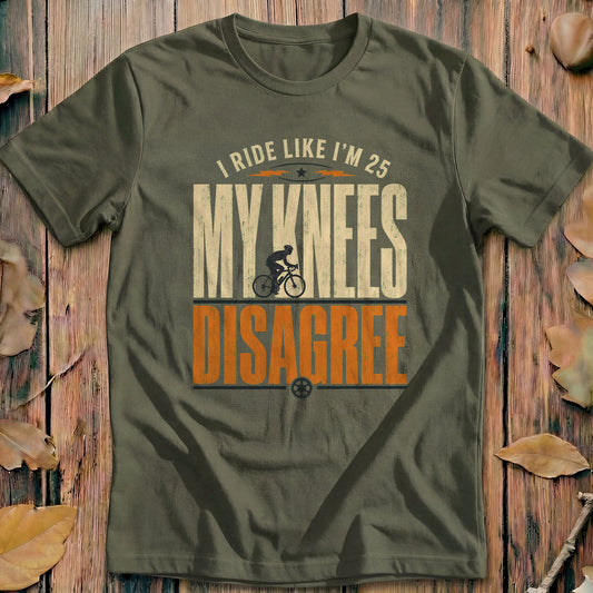 My Knees Disagree Bold Cycling T-Shirt
