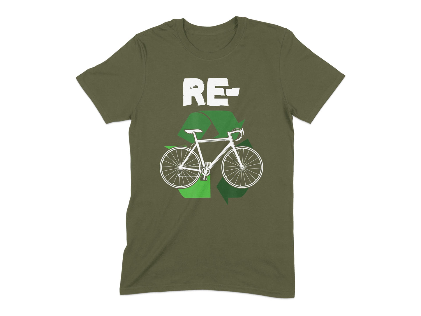 Recycle Bicycle Graphic T-shirt Stylish Unisex Product
