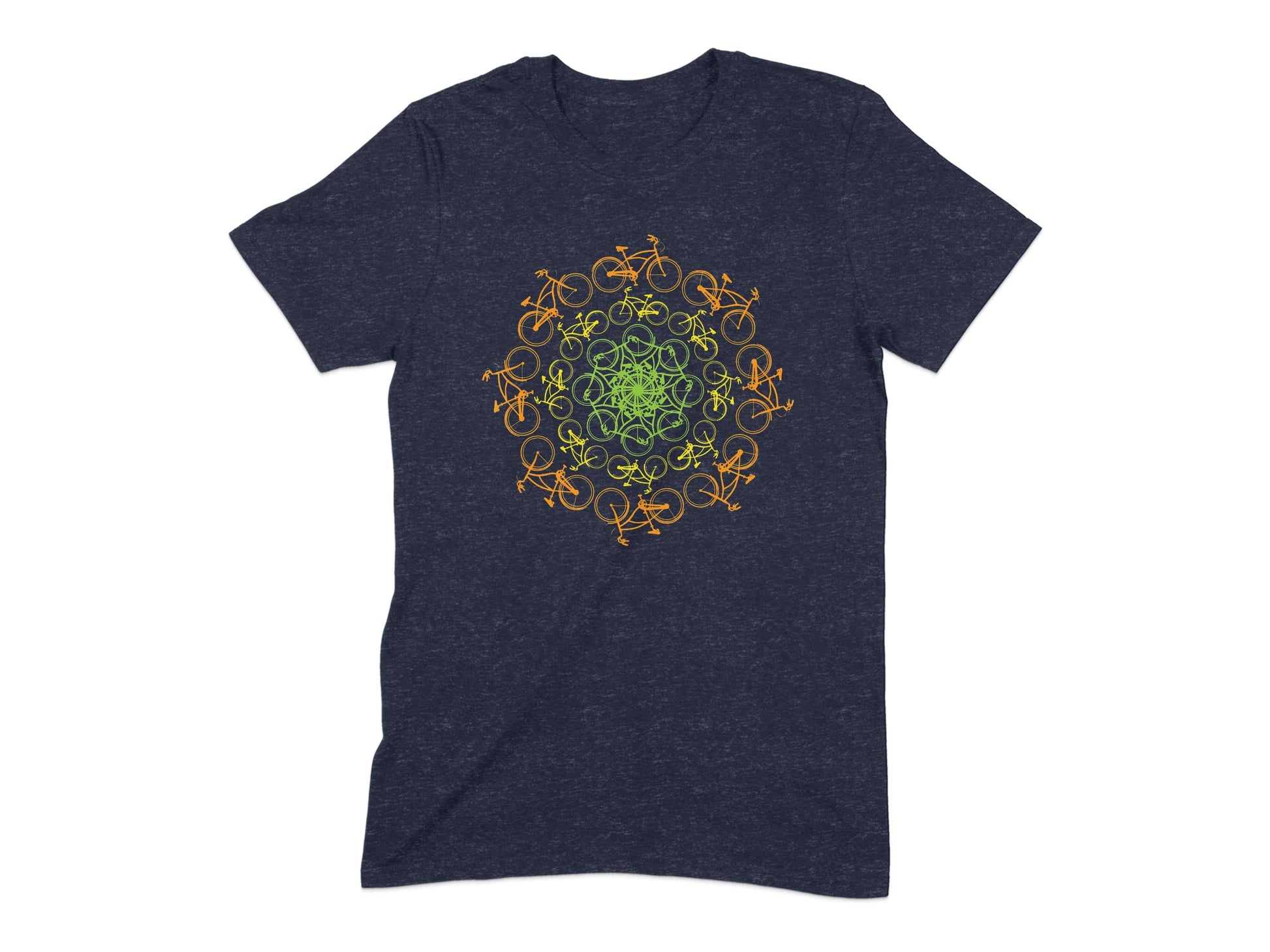 Colorful Bike Chain Mandala Design T-Shirt product