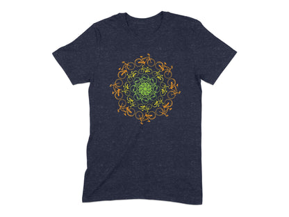 Colorful Bike Chain Mandala Design T-Shirt product