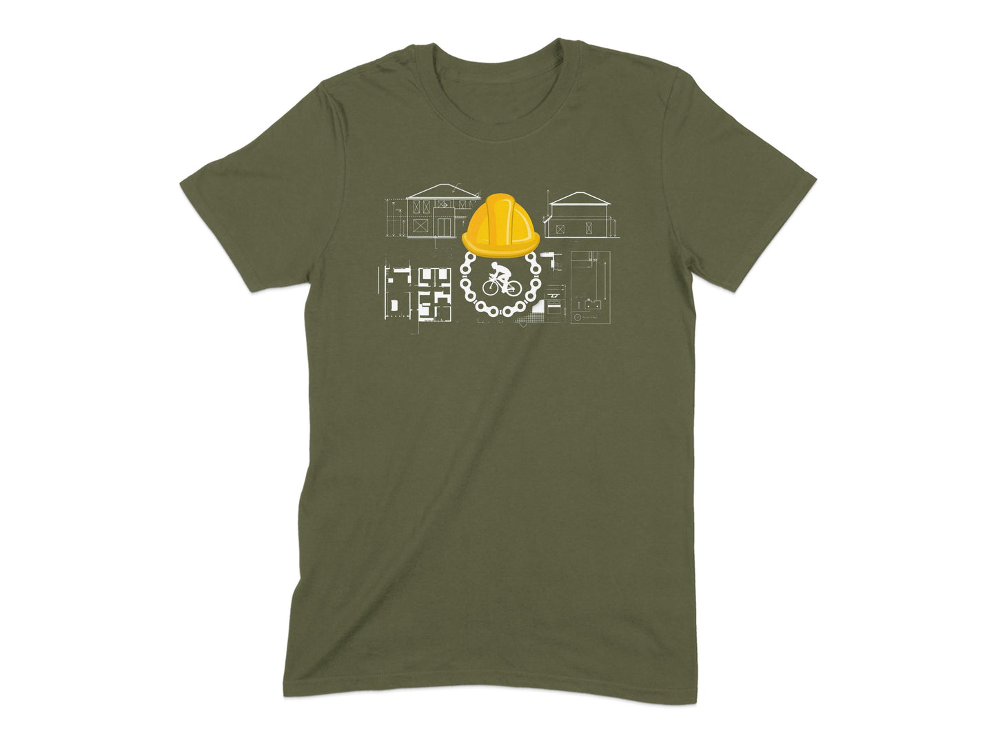 Construction Blueprint Graphic T-shirt product type