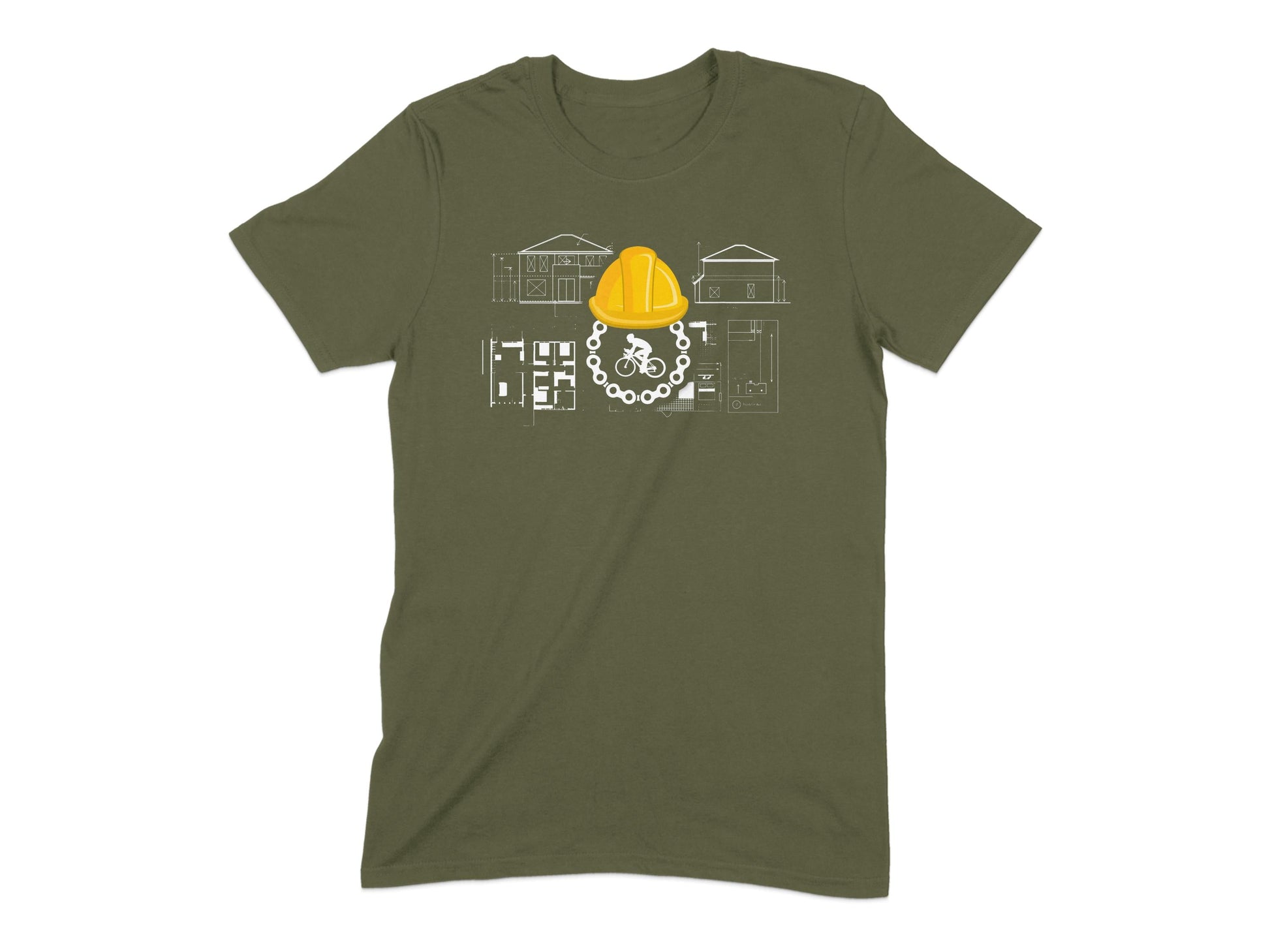 Construction Blueprint Graphic T-shirt product type