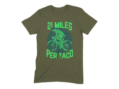 21 Miles Per Taco Graphic Tee Shirt product type