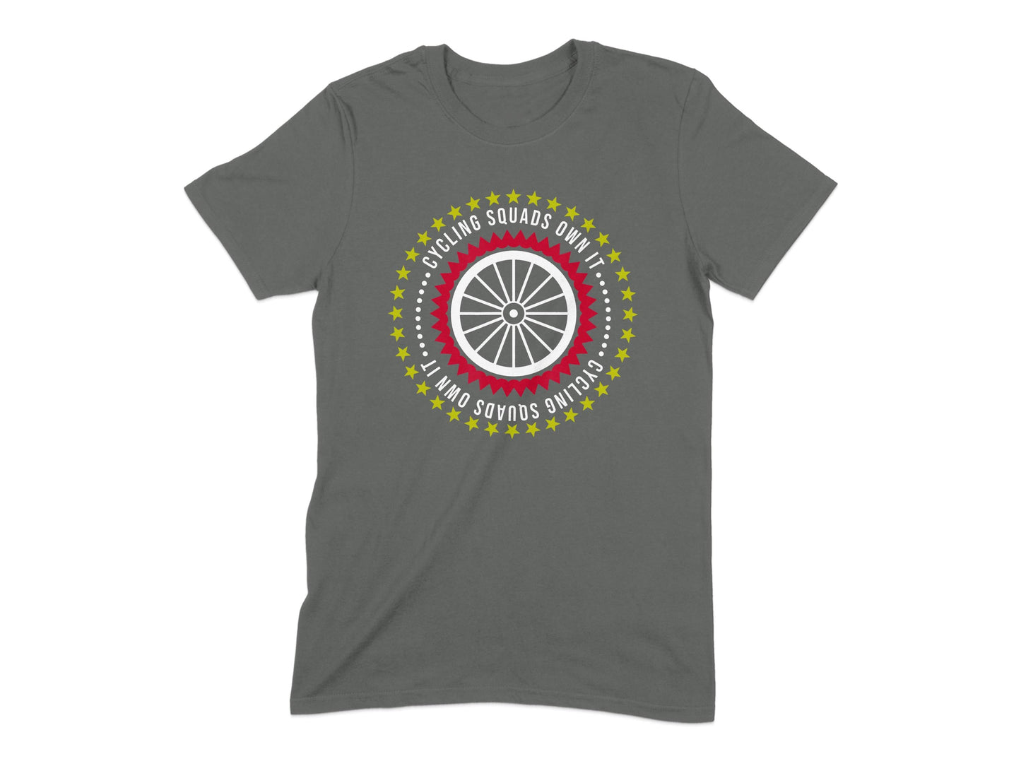 Cycling Squads Only Wheel Design T-Shirt product type