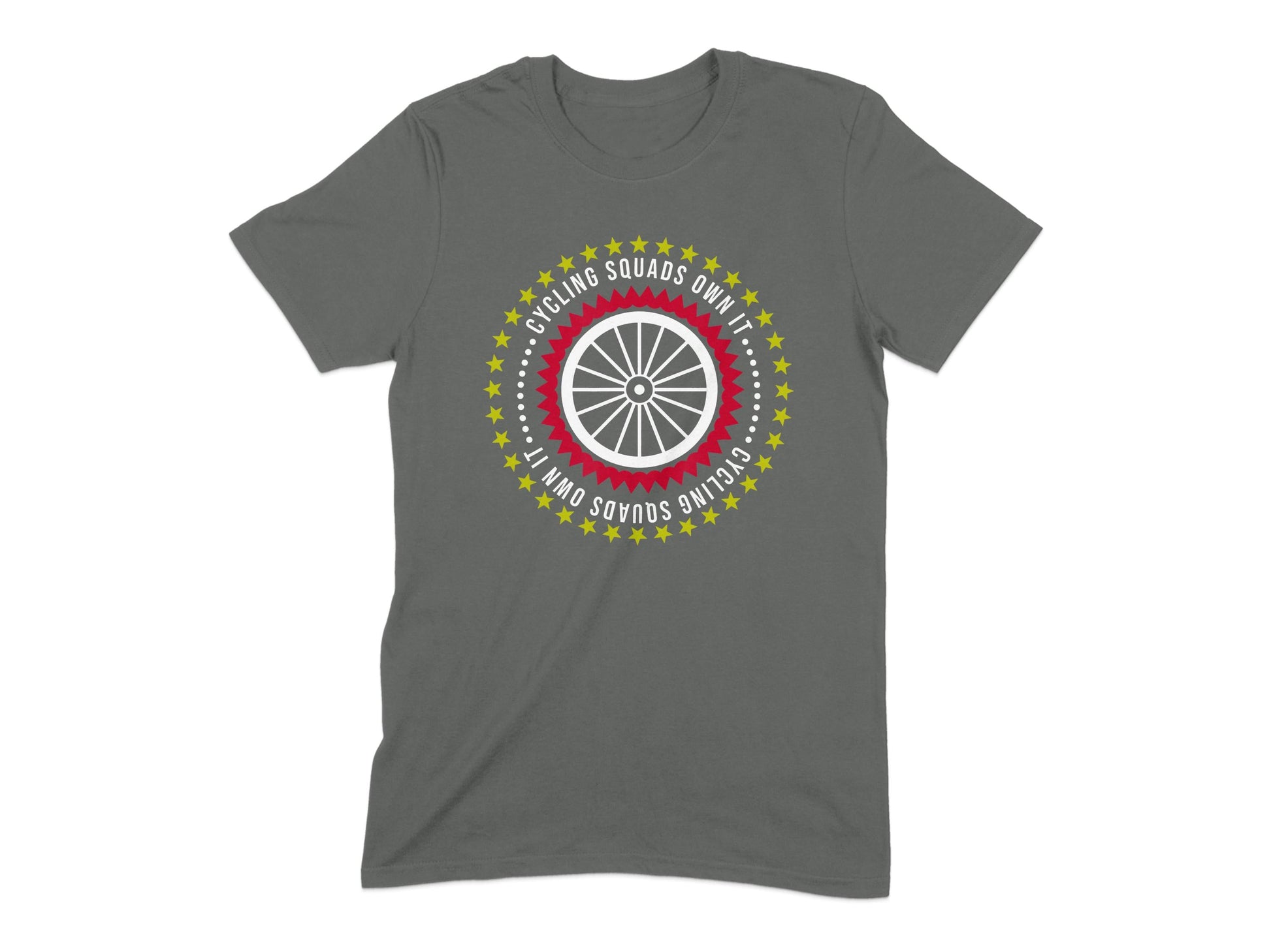 Cycling Squads Only Wheel Design T-Shirt product type