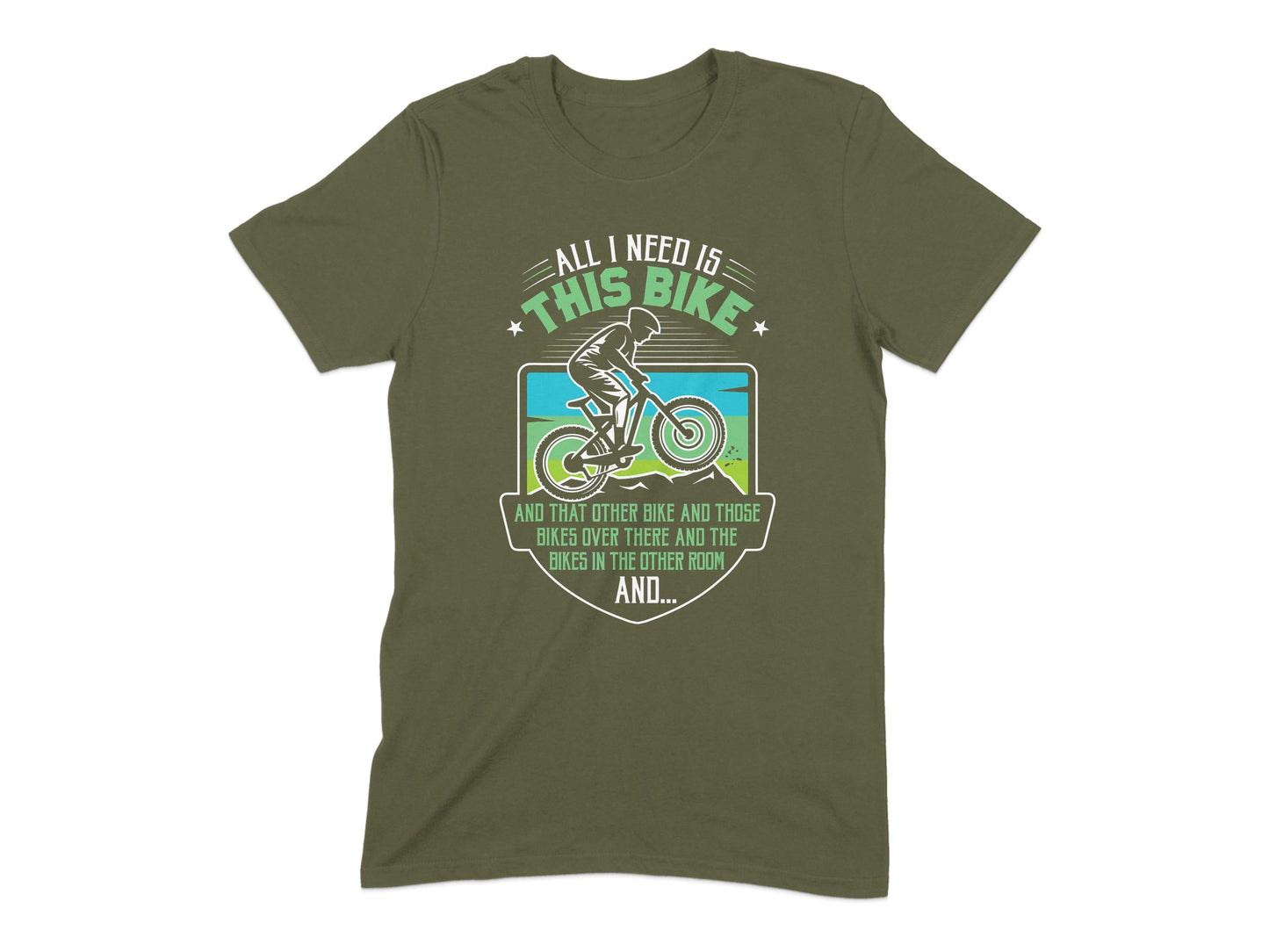 All I Need Is This Bike Graphic T-Shirt product