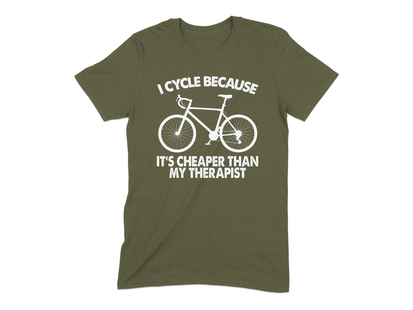 I Cycle Because It's Cheaper Than My Therapist product type