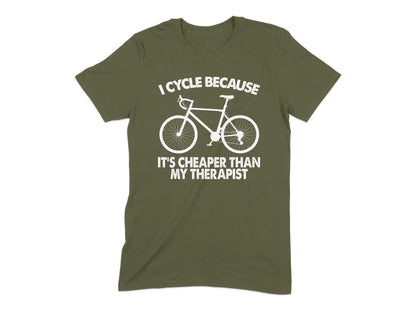 I Cycle Because It's Cheaper Than My Therapist product type