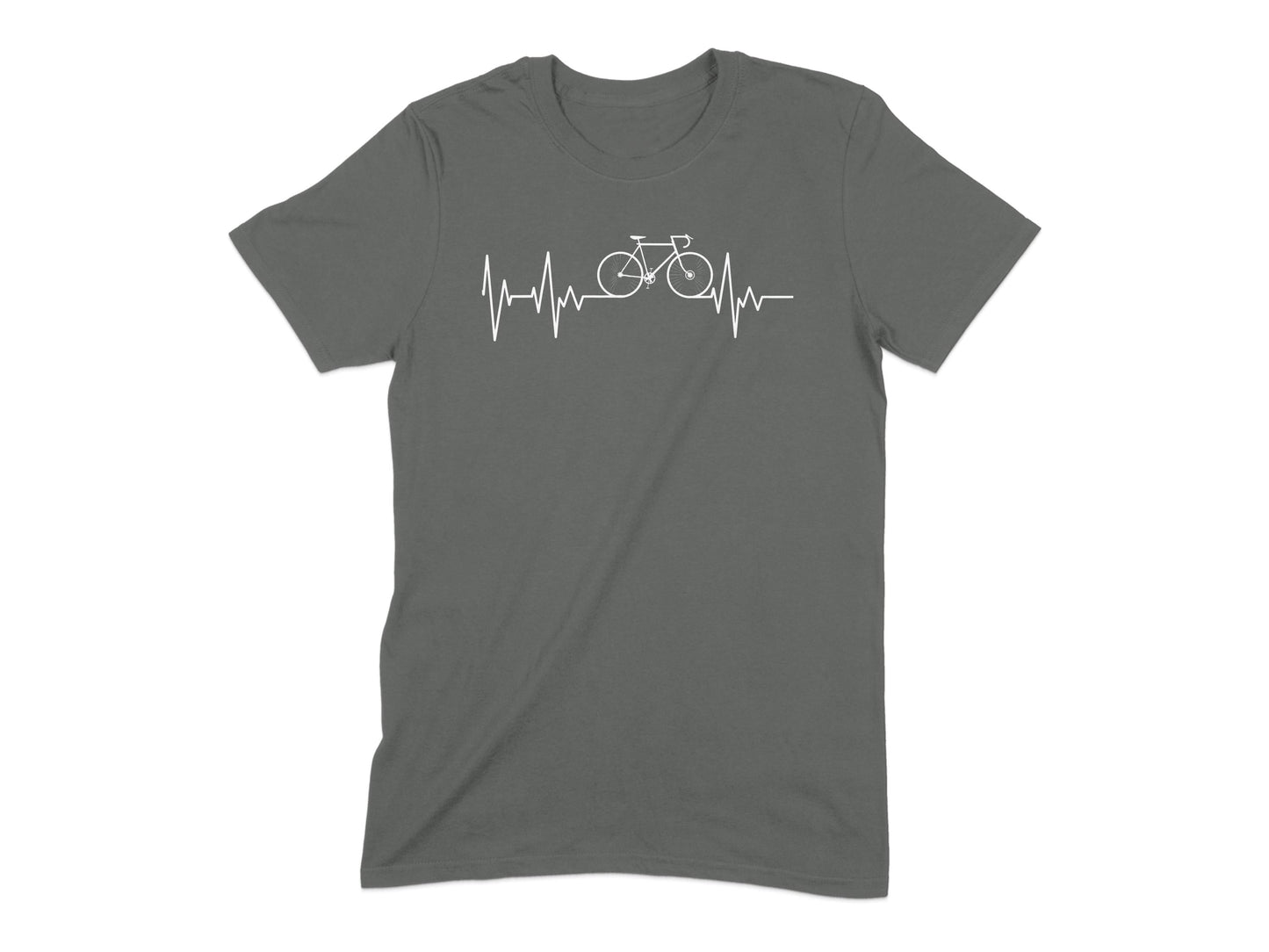 Heartbeat Bicycle Graphic Design T-shirt product type