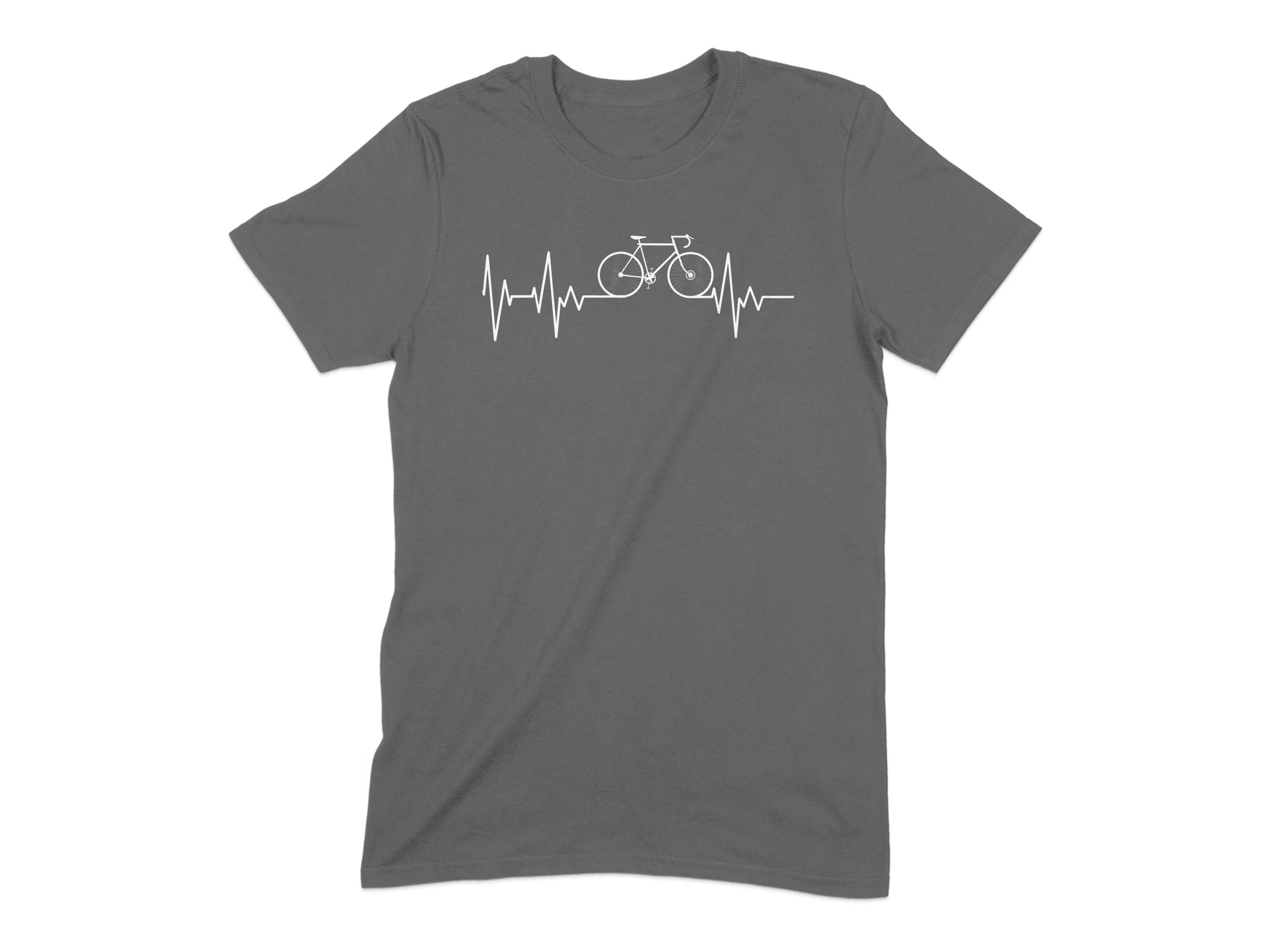 Heartbeat Bicycle Graphic Design T-shirt product type
