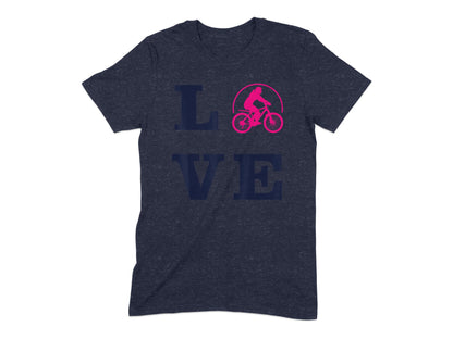Love Graphic Bicycle Rider T-shirt product type