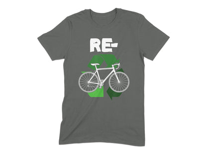 Recycle Symbol Art Bicycle Design T-shirt product type