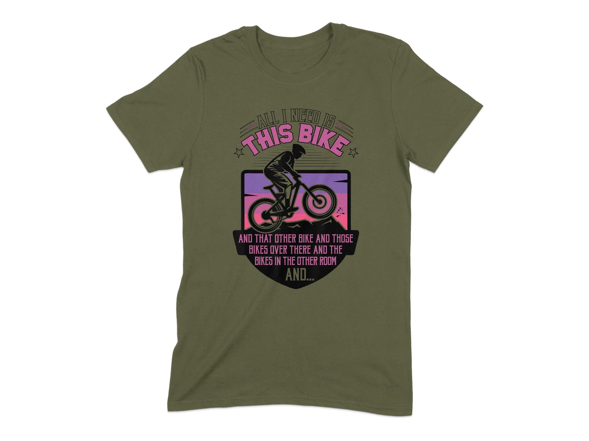 All I Need is This Bike Graphic T-Shirt product type